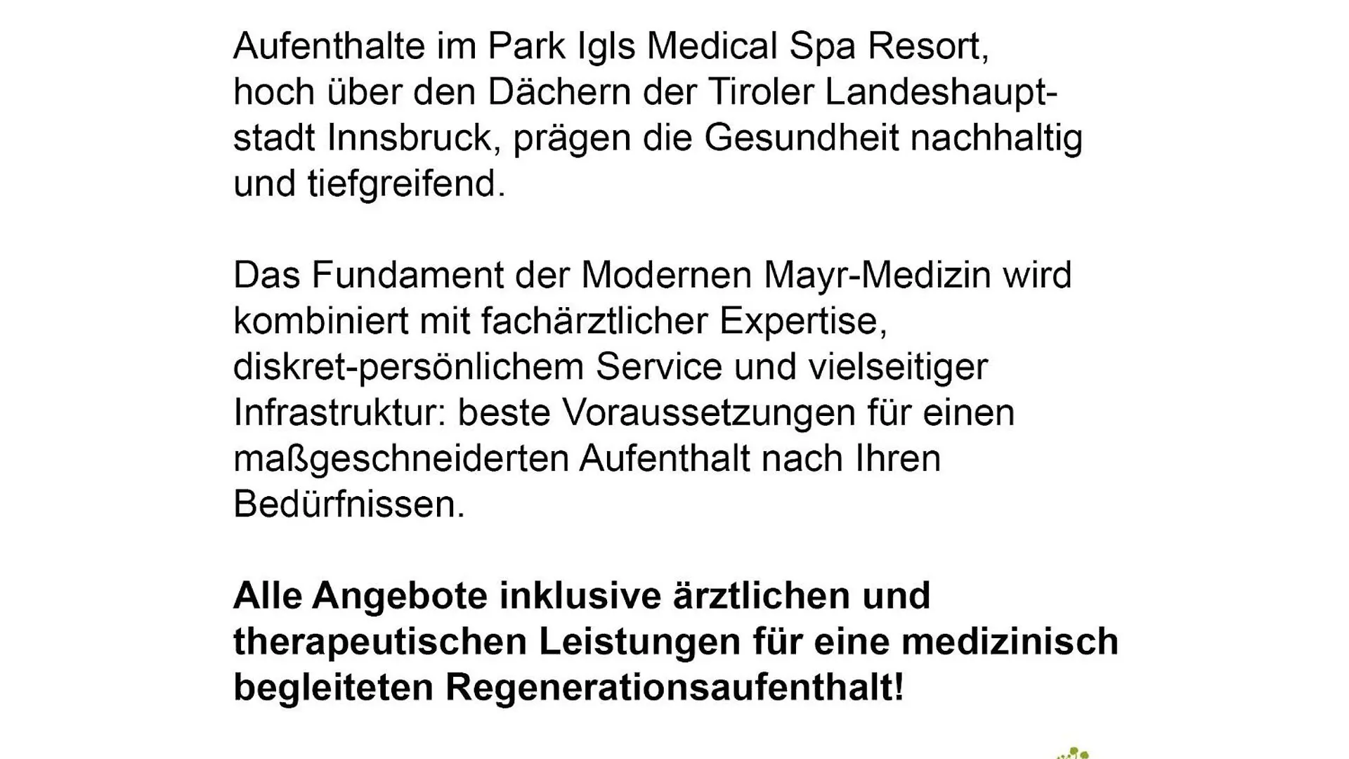 Park Igls - Medical Spa Resort Innsbruck Autriche